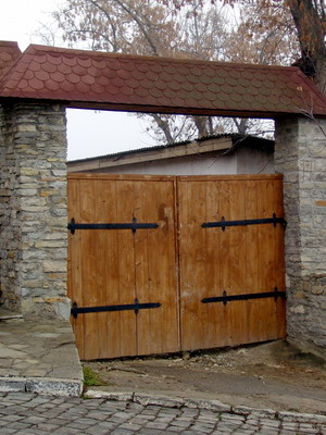 Ковбойские деревянные ворота