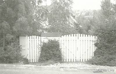Ажурные ворота и калитки в жилом доме