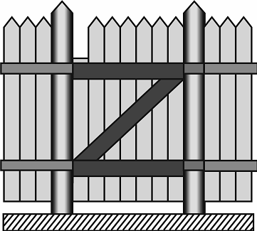 Дачные ворота и калитки из металла