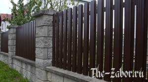 Ограды металлические высотой 1м и более с воротами