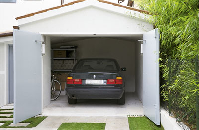 Автоматические распошные ворота для гаража