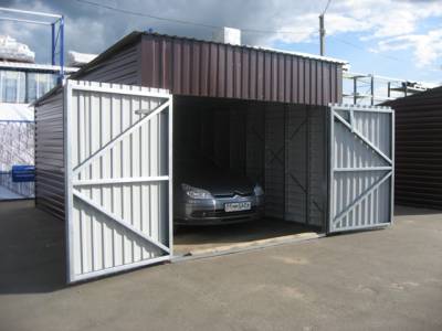 Схема сборки гаражных складных ворот